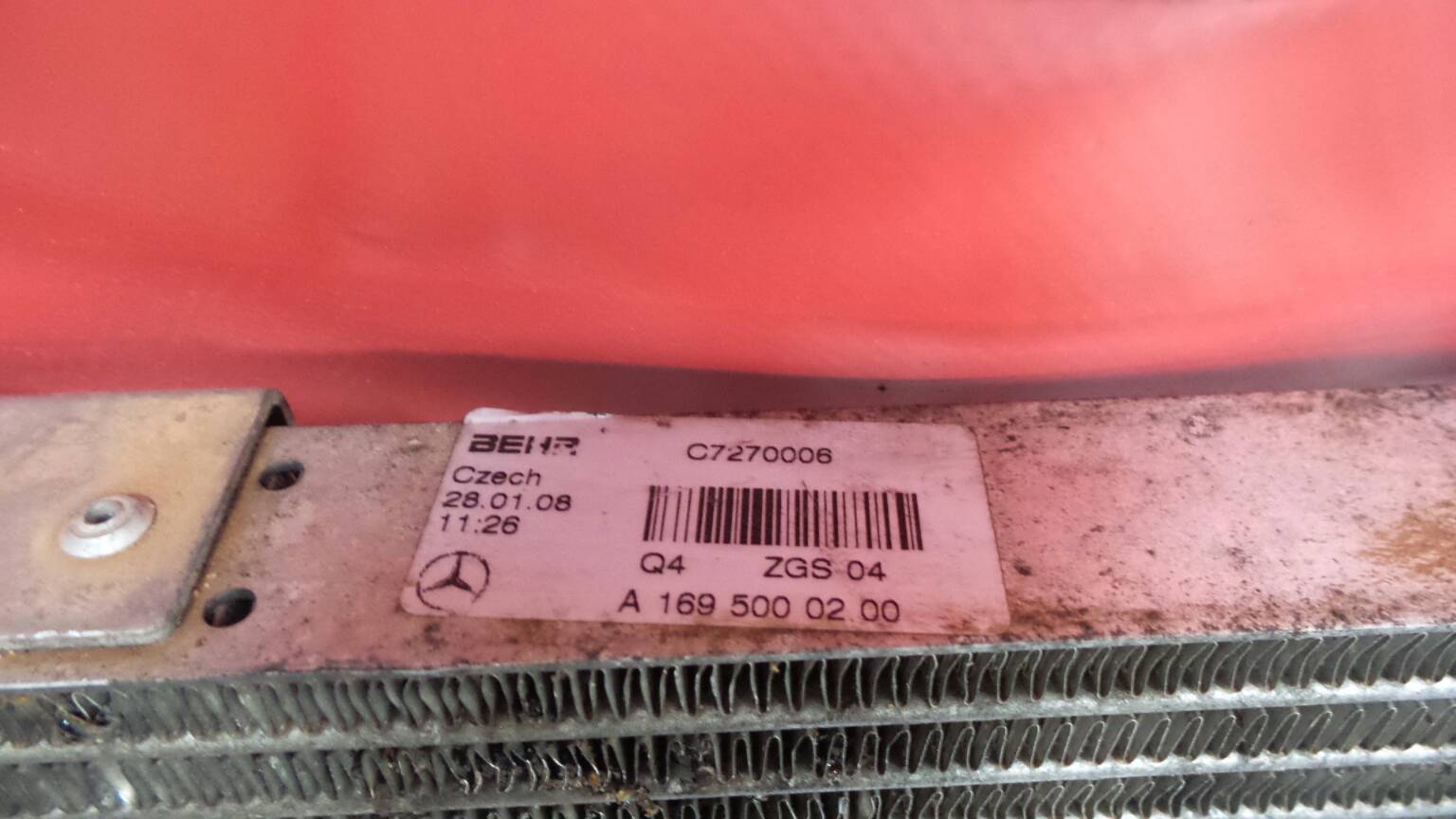 Radiador do óleo MERCEDES-BENZ Classe A (W169) Imagem-1