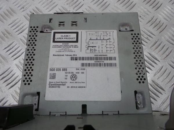 Radio / Autoradio VOLKSWAGEN Golf VII Variant (BA5, BV5) Imagem-6
