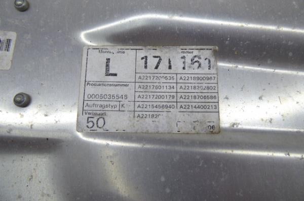 Left front window regulator MERCEDES-BENZ Classe S (W221) Imagem-6