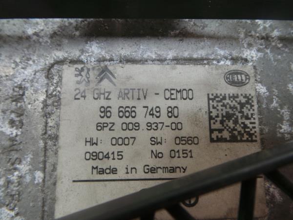 Pulsante / interruttore elettromeccanico PEUGEOT 3008 I (0U_) Imagem-4