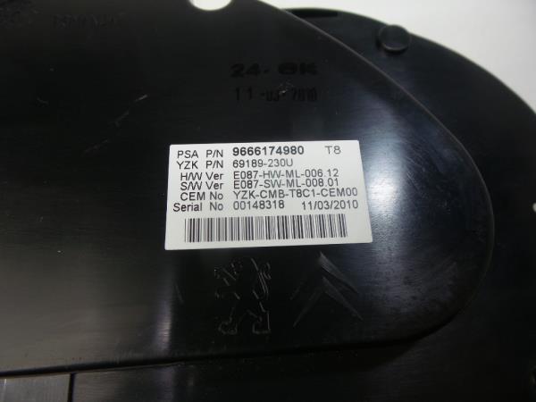 Compteur de vitesse PEUGEOT 3008 I (0U_) Imagem-5