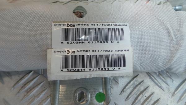Airbag cortina esquerdo PEUGEOT 3008 I (0U_) Imagem-6