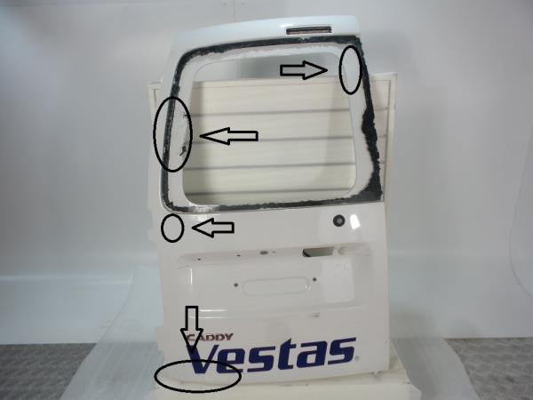 Porta trás esquerda VOLKSWAGEN Caddy III (2K, 2C) Imagem-1
