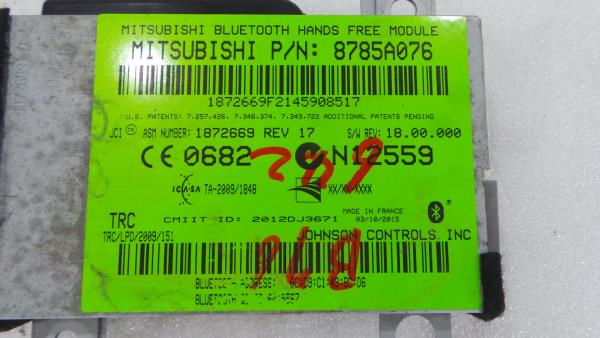 Module Bluetooth MITSUBISHI ASX (GA_W_) Imagem-1