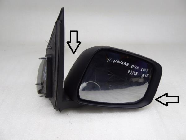 Retrovisor / espelho direito NISSAN NP300 Navara Pick Up (D40)