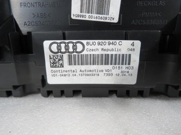 Quadro strumenti / Pannello strumenti AUDI Q3 (8U) Imagem-5