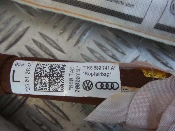 Airbag cortina esquerdo VOLKSWAGEN Scirocco (137, 138) Imagem-5
