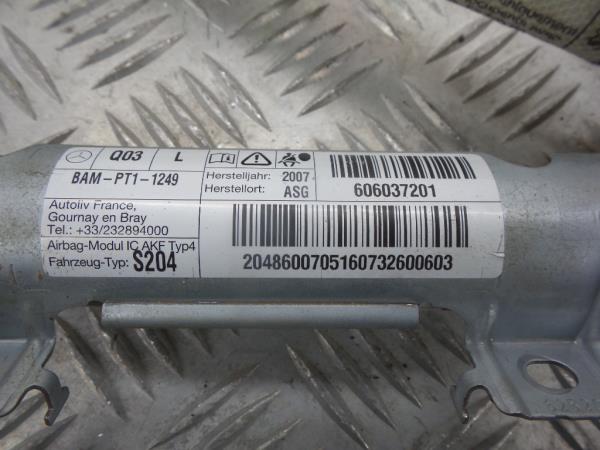 Left Curtain Airbag MERCEDES-BENZ Classe C Carrinha (S204) Imagem-4