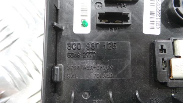 Boîte de fusibles / SAM / BSI VOLKSWAGEN Sharan (7N) Imagem-5