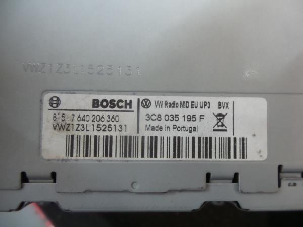 Radio / autorradio VOLKSWAGEN Sharan (7N) Imagem-6