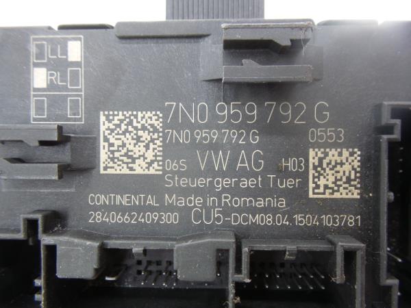 Right front Door Unit Module VOLKSWAGEN Sharan (7N) Imagem-5