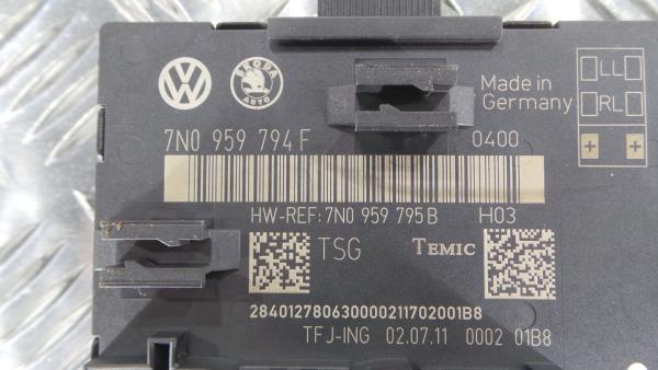 Modulo / Centralina porta anteriore destra VOLKSWAGEN Sharan (7N) Imagem-3