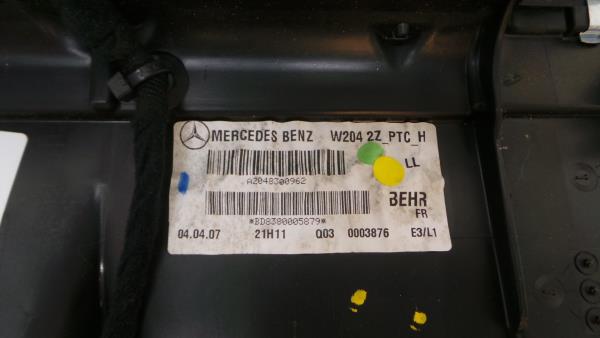 Riscaldamento completo MERCEDES-BENZ Classe C (W204) Imagem-8