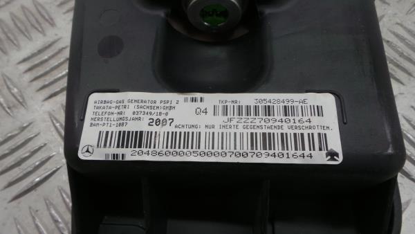 Airbag del pasajero MERCEDES-BENZ Classe C (W204) Imagem-5
