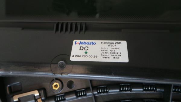 Schiebedach MERCEDES-BENZ Classe C (W204) Imagem-5