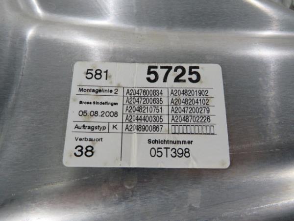 Fensterheber vorne rechts MERCEDES-BENZ Classe C (W204) Imagem-1