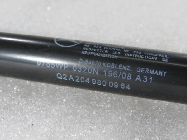 Amortecedor do capot MERCEDES-BENZ Classe C (W204) Imagem-3