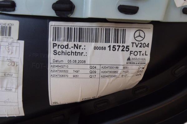 Türverkleidung hinten links MERCEDES-BENZ Classe C (W204) Imagem-3