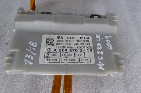 Bouton / interrupteur électromécanique  MERCEDES-BENZ Classe C (W204) Imagem-2