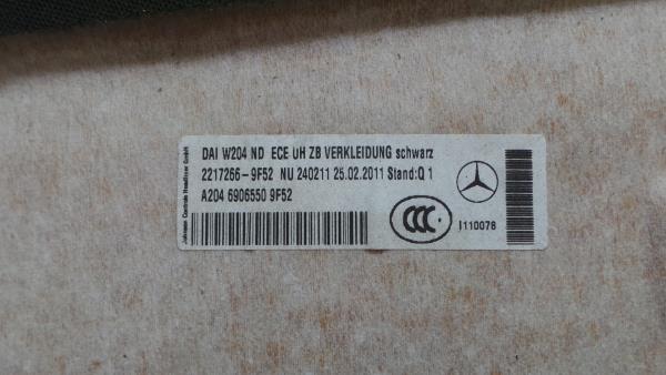 Roof lining MERCEDES-BENZ Classe C (W204) Imagem-6