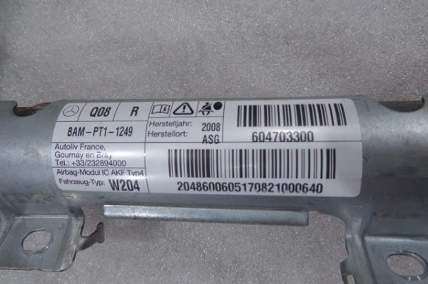Airbag Cortina Derecho MERCEDES-BENZ Classe C (W204) Imagem-2