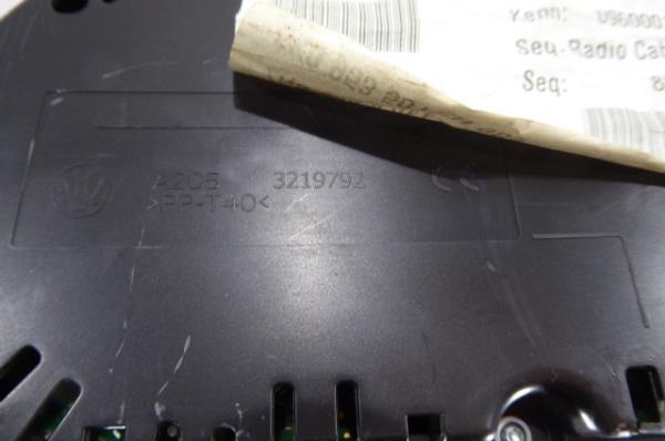 Instrument cluster VOLKSWAGEN Sharan (7N) Imagem-8