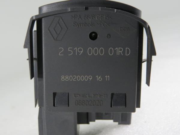 Botón / interruptor electromecánico RENAULT Scénic III (JZ0/1_) Imagem-3