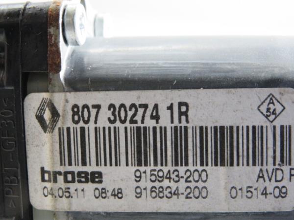 Motore alzacristallo anteriore destro RENAULT Scénic III (JZ0/1_) Imagem-3