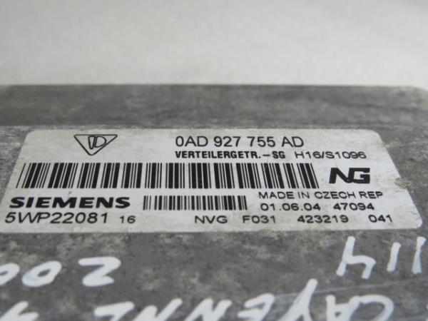 Gearbox control unit / Gearbox ECU PORSCHE Cayenne (9PA) Imagem-4