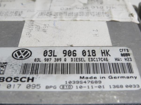 Engine control unit / ECU VOLKSWAGEN Sharan (7N) Imagem-2