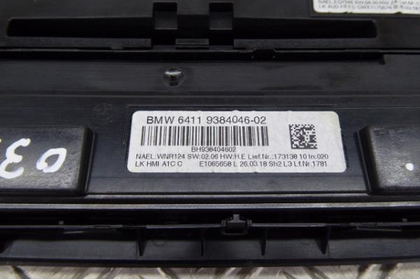 Commande chauffage BMW 1 (F20) Imagem-4