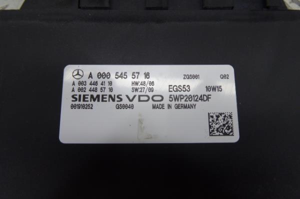 Gearbox control unit / Gearbox ECU MERCEDES-BENZ Classe C (W204) Imagem-3