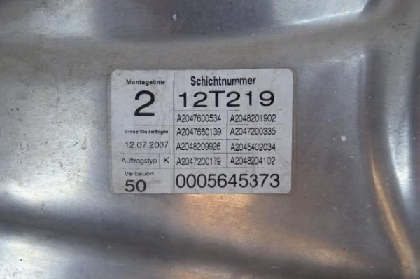 Elevalunas delantero izquierdo MERCEDES-BENZ Classe C (W204) Imagem-5