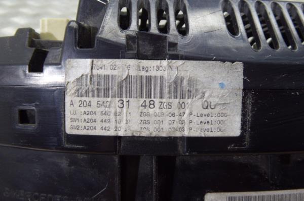 Compteur de vitesse MERCEDES-BENZ Classe C (W204) Imagem-7