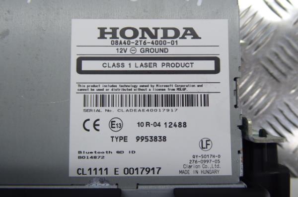 Radio / Autoradio HONDA CR-V IV (RM_) Imagem-5