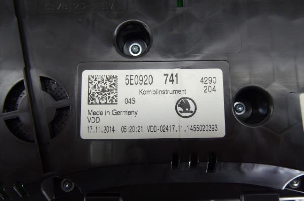 Quadrante / painel de instrumentos SKODA Octavia III Hatchback (5E3) Imagem-6