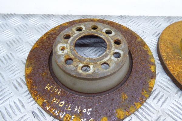 Right front brake disc VOLKSWAGEN Sharan (7N) Imagem-1