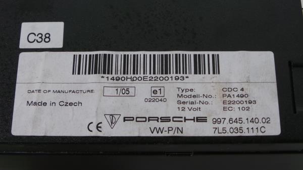 CD-Player / Box PORSCHE Cayenne (9PA) Imagem-6