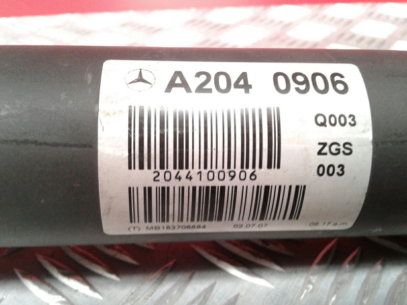 Central driveshaft MERCEDES-BENZ Classe C (W204) Imagem-3