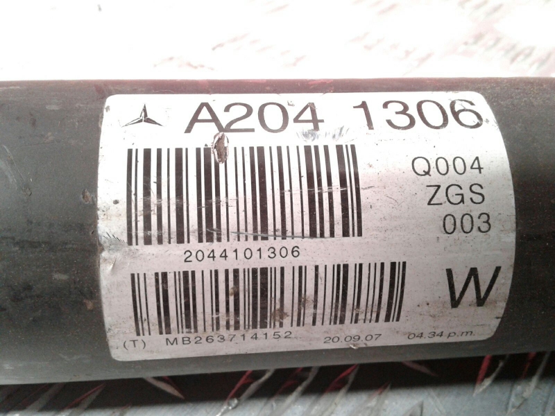 Central driveshaft MERCEDES-BENZ Classe C (W204) Imagem-3