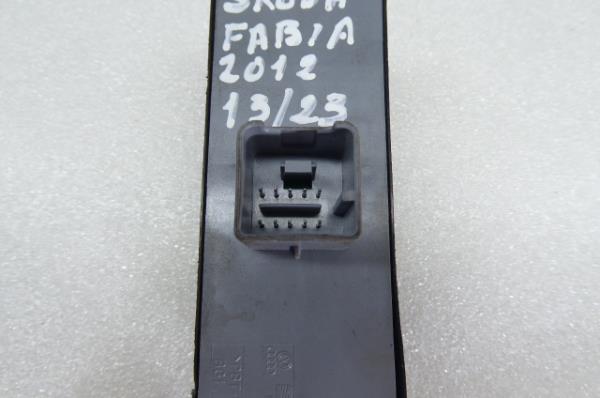 Comando / botão / interruptor vidros frente esquerdo SKODA Fabia II Hatchback (542, 5J) Imagem-5