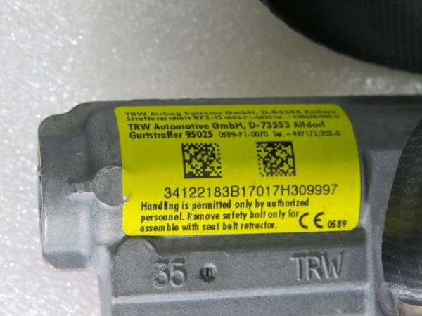 Cintura Pretensionatore anteriore destra FIAT 500L (351_, 352_) Imagem-12