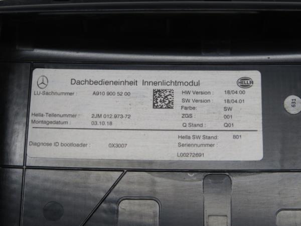 Front seat light MERCEDES-BENZ Sprinter 3,5-t (907, 910) Imagem-6