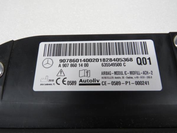 Right Curtain Airbag MERCEDES-BENZ Sprinter 3,5-t (907, 910) Imagem-7