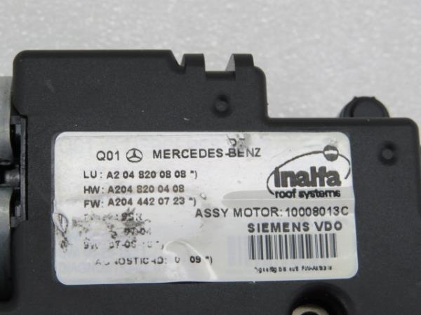 Sunroof Motor/Engine MERCEDES-BENZ Classe C (W204) Imagem-4