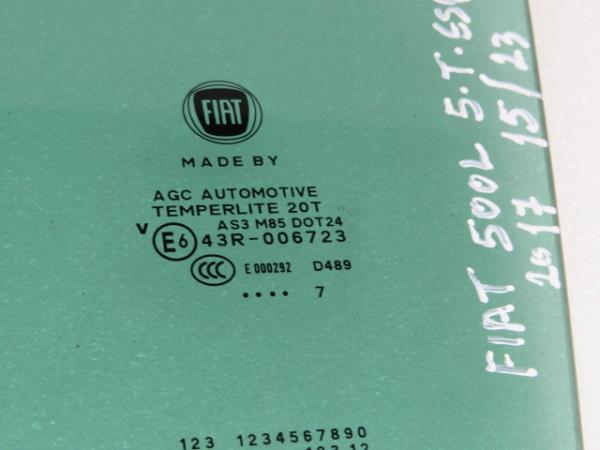 Türscheibe hinten links FIAT 500L (351_, 352_) Imagem-6