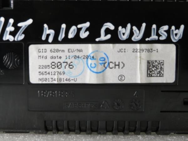 Display Monitor OPEL Astra J Imagem-4