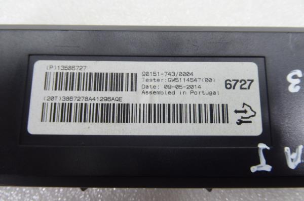 Electromechanical switch  OPEL Astra J Imagem-1