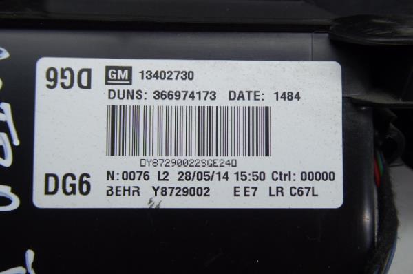 Complete heating radiator OPEL Astra J Imagem-2