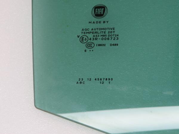 Vetro porta posteriore destra FIAT 500L (351_, 352_) Imagem-6